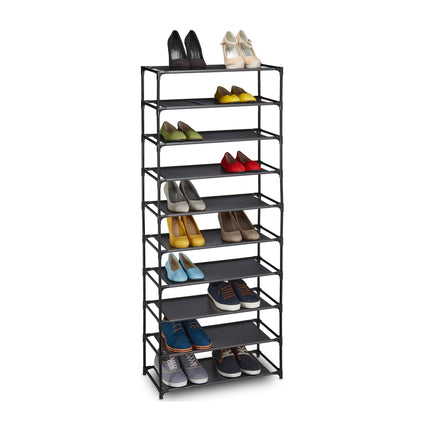 Système enfichable pour étagères à chaussures 10 niveaux