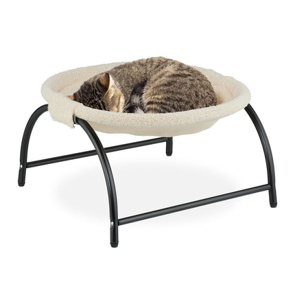 Plush Cat Hammock Bed – Elevated, Soft, Sturdy Frame