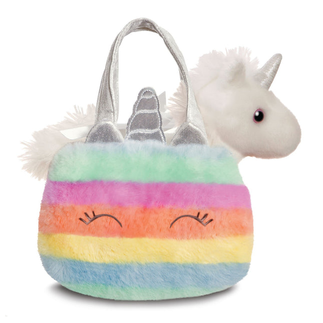 Plüsch Einhorn Spielzeug im Beutel, 20 cm groß