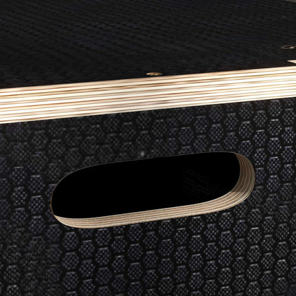 Plyo-Box, 3 Höhen, 61x51x41 cm, Schwarz, 120 kg Tragkraft