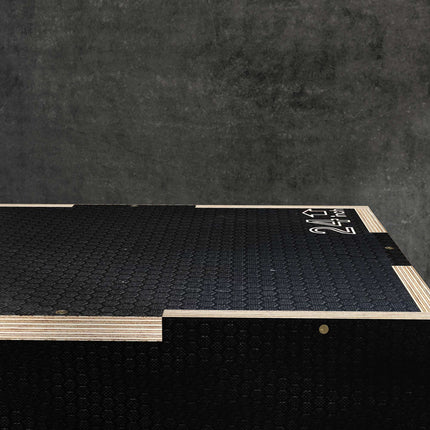 Plyo-Box, 3 Höhen, 61x51x41 cm, Schwarz, 120 kg Tragkraft