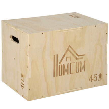 Plyobox, Holz, 3 Höhen, 45x40x60 cm