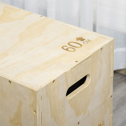 Plyobox, Holz, 3 Höhen, 45x40x60 cm