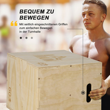 Plyobox, Holz, 3 Höhen, 45x40x60 cm