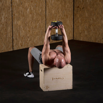 Plyometrische Box, 50x40x30cm, Robustes Sprungtrainingsgerät