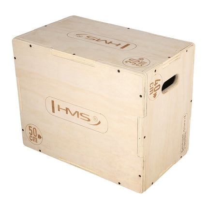Plyometrische Box, 50x40x30cm, Robustes Sprungtrainingsgerät