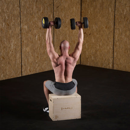 Plyometrische Box, 50x40x30cm, Robustes Sprungtrainingsgerät