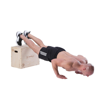 Plyometrische Box, 50x40x30cm, Robustes Sprungtrainingsgerät