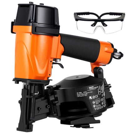 Pneumatic Roofing Coil Nailer, 15 Degree, 19–45 mm Nails