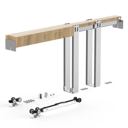 Pocket Door Frame Kit, 24–30 in Door, Soft Close Track