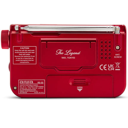 Taschenradio mit FM/AM Rot