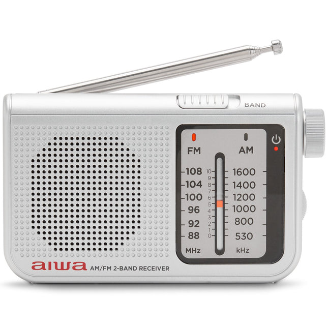 Taschenradio mit FM/AM Silber