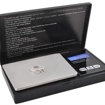 Taschenwaage 200 x 0,01g mit Klappe 