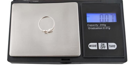 Taschenwaage 200 x 0,01g mit Klappe 