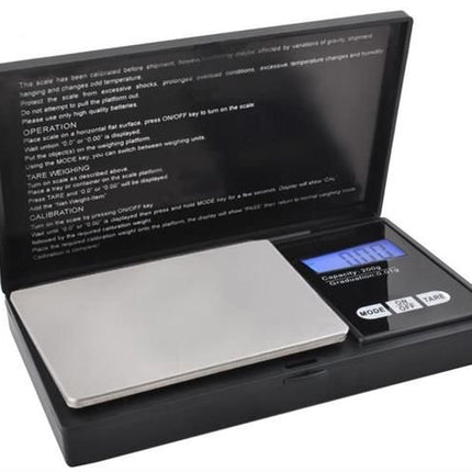 Taschenwaage 200 x 0,01g mit Klappe 