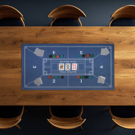 Poker Table Mat, 120x60 cm, Non-Slip, Waterproof