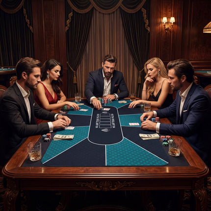 Poker-Tischauflage 178 x 89 cm, wasserabweisend, rutschfest