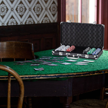 Sac de poker avec 300 jetons