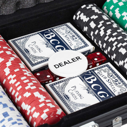 Sac de poker avec 300 jetons