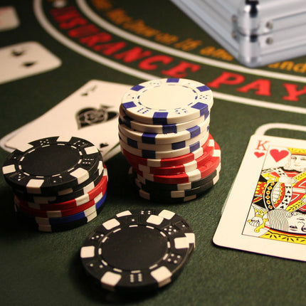 Sac de poker avec 500 jetons