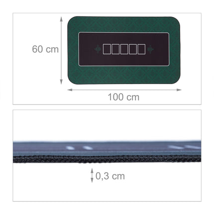 Tapis de poker 100x60
