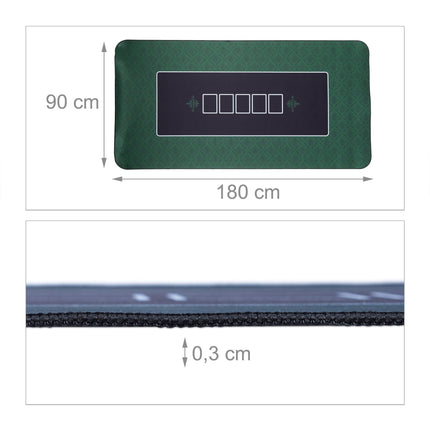 Poker mat 180x90