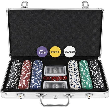 Poker - sada 300 žetonů v HQ kufříku