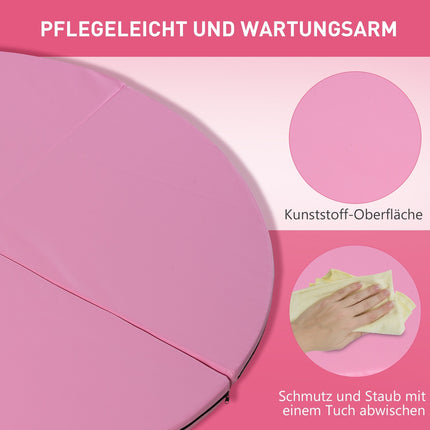 Poledance-Matte, 5 cm dick, 150 cm Durchmesser, Rosa
