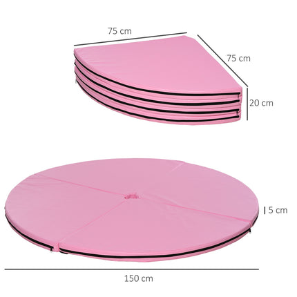 Poledance-Matte, 5 cm dick, 150 cm Durchmesser, Rosa