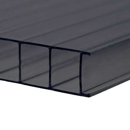 Polycarbonate Twin-Wall Sheets, 4mm, 121x60.5cm, Pack of 10