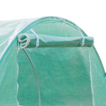 Gartenfolie aus Polyethylen 6x3x2m mit 12 Fenstern