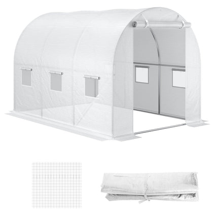 Gewächshaus-Polyethylenfolie 3x2x2m, 6-Fenster-Ersatz