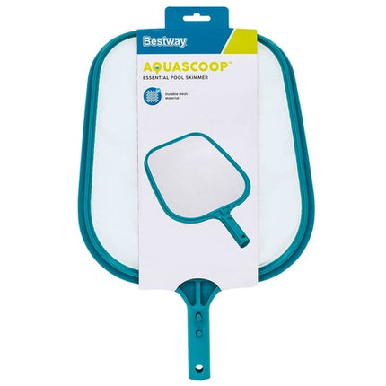 Poolreinigungsnetz, robuster Kunststoff, blau
