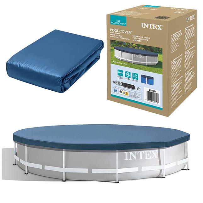 Poolabdeckung für 366 cm Frame Pools mit Drainagelöchern