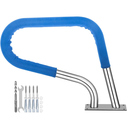 Pool Handrail 32 x 23 in, 304 Stainless Steel, 250 lb