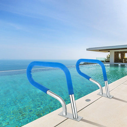 Pool Handrail 32 x 23 in, 304 Stainless Steel, 250 lb