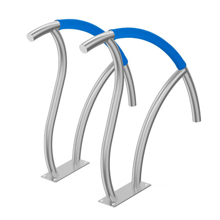 Pool Handrail Set, 2 Pack 30x30 In Stainless Steel Rail