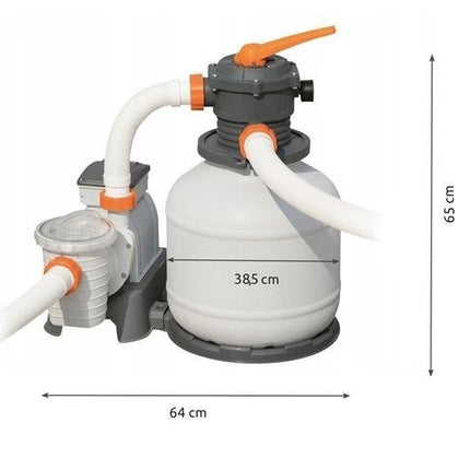 Pool Sand Pump 11355L/h, High Efficiency, Easy Install