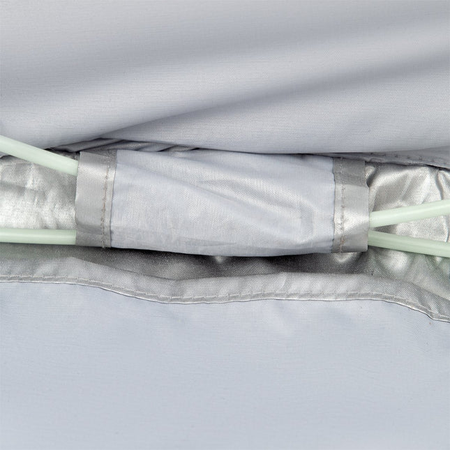 Pop-Up-Strandzelt, Grau-Türkis, UV-Schutz