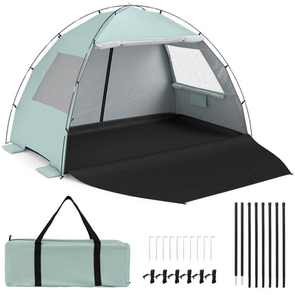 Pop-Up Beach Tent, UPF50+ Sun Shelter, 5-6 Person