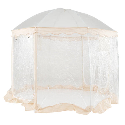 Aufblasbares Blasen-Zelt, 3 x 3 m, für 8–10 Personen, durchsichtiges PVC