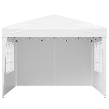 Pop-Up Canopy 10x10 ft, 3 Sidewalls, Adjustable Height