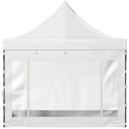 Pop-Up Canopy Tent 10x10 Ft, Sidewalls, Wheeled Bag