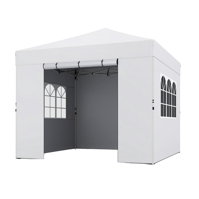Pop-Up-Pavillon 3 x 3 m, 4 Seitenwände, wasserdicht