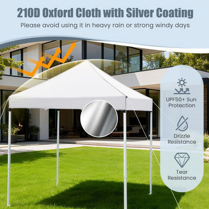 Popup-Pavillon 2x2 m, 4 Seitenwände, Rollentasche