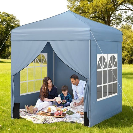 Pop-up party stan 6.5x6.5 ft, 4 boční stěny, taška na kolečkách