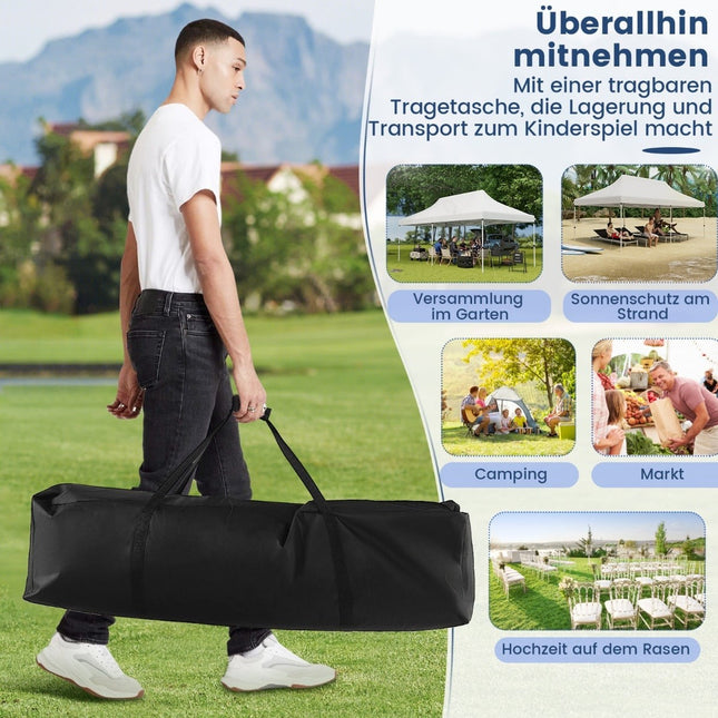 Pop-Up Veranstaltungszelt, 300x600 cm, Höhenverstellbar