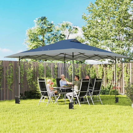 Faltpavillon 4x4m, wasserdicht, UV 50+, einfacher Aufbau