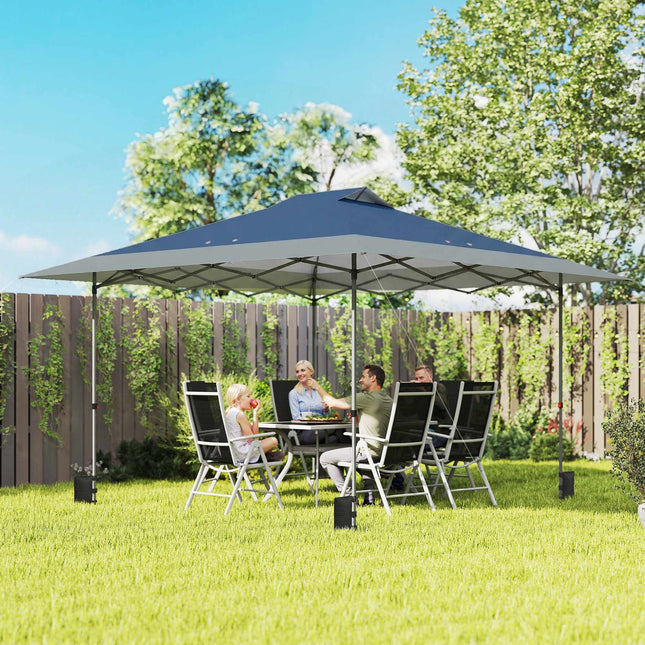 Faltpavillon 4x4m, wasserdicht, UV 50+, einfacher Aufbau