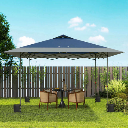 Faltpavillon 4x4m, wasserdicht, UV 50+, einfacher Aufbau